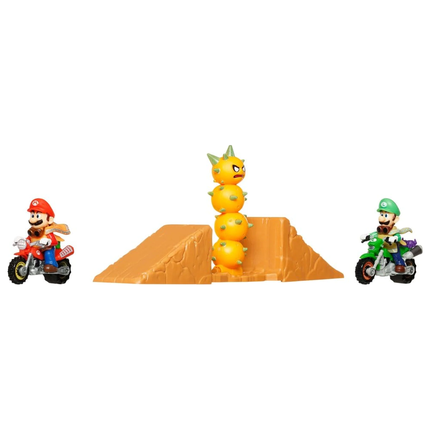 The Super Mario Galaxy Movie Hot Wheels Playset Mario & Luigi Desert Jump fotografija proizvoda