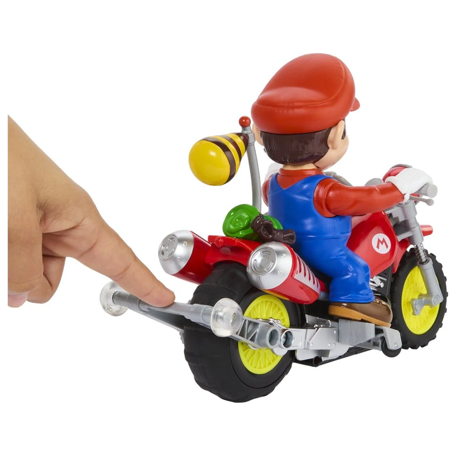 The Super Mario Galaxy Movie Hot Wheels RC Vozilo Mario Wheelie Motocross fotografija proizvoda