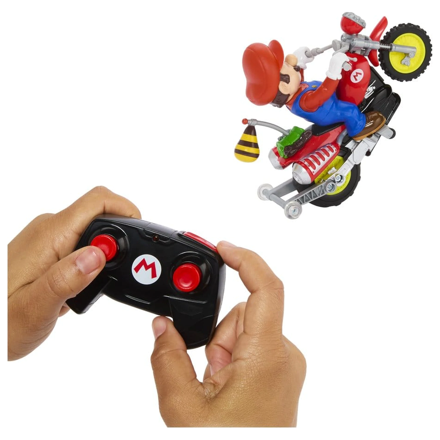 The Super Mario Galaxy Movie Hot Wheels RC Vozilo Mario Wheelie Motocross fotografija proizvoda