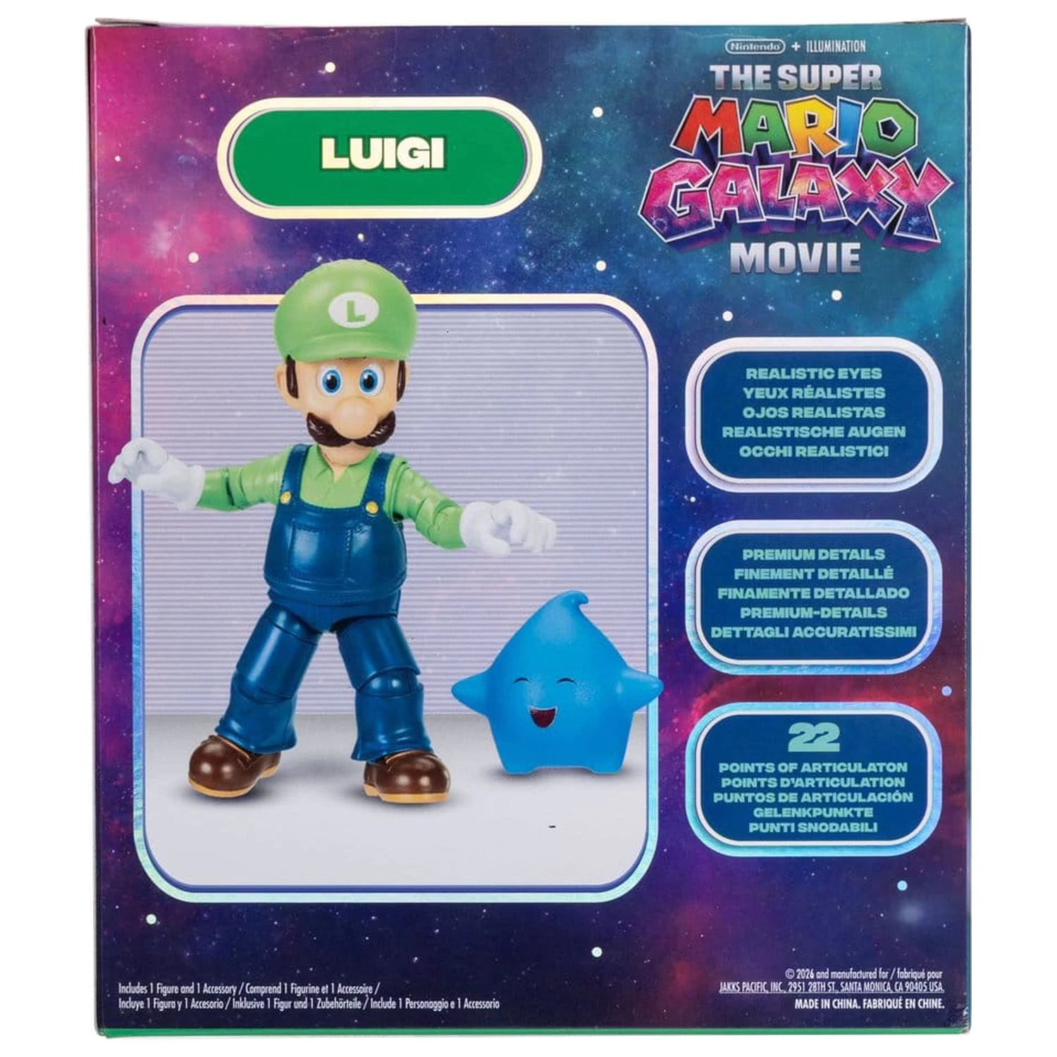 The Super Mario Galaxy Movie Akcijska figura Luigi 13 cm fotografija proizvoda