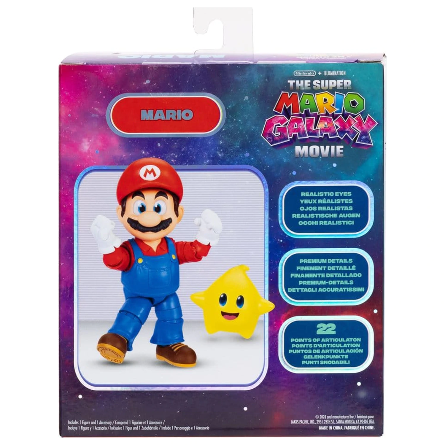The Super Mario Galaxy Movie Action Figure Mario 13 cm fotografija proizvoda