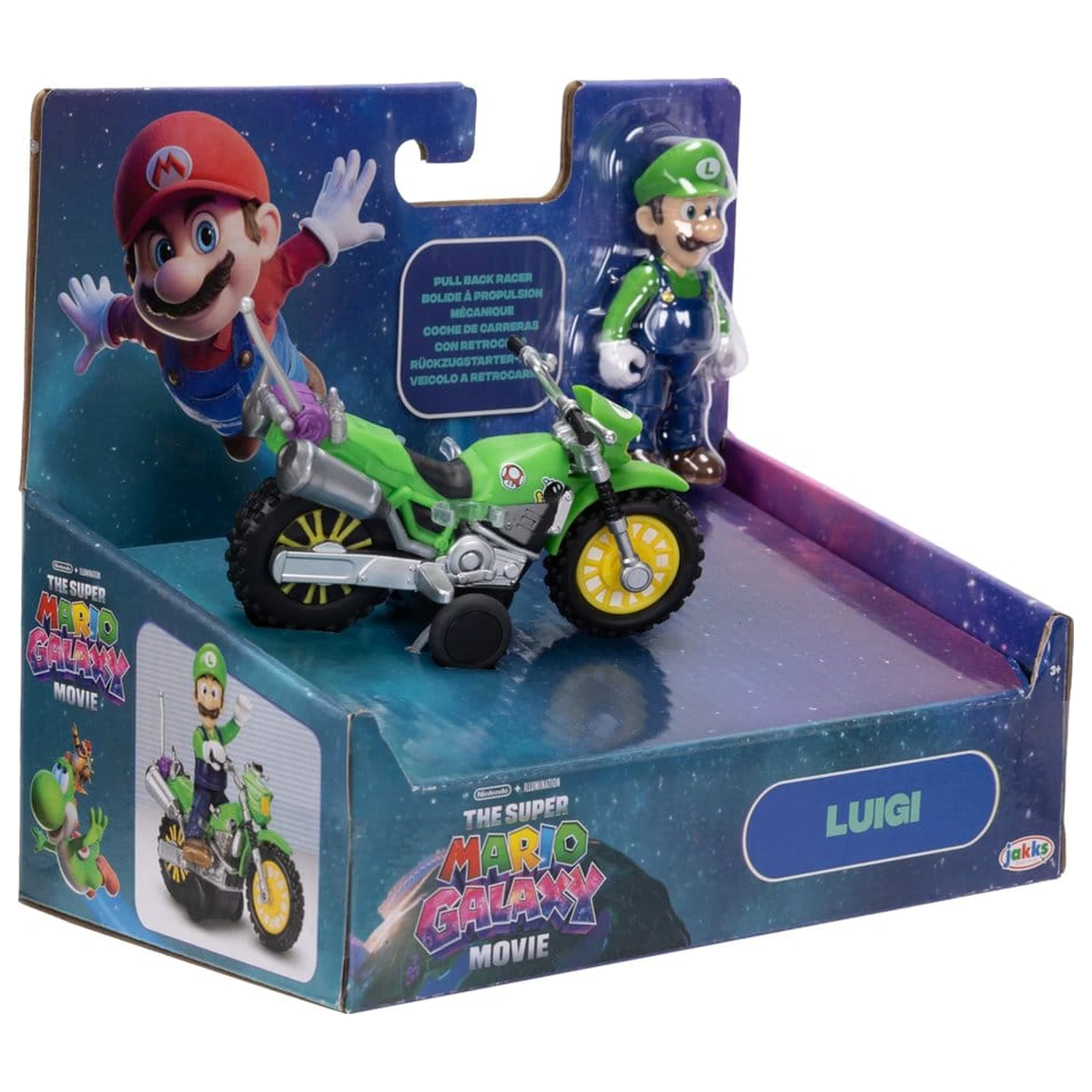 Super Mario figura i motocikl igračka - Luigi fotografija proizvoda