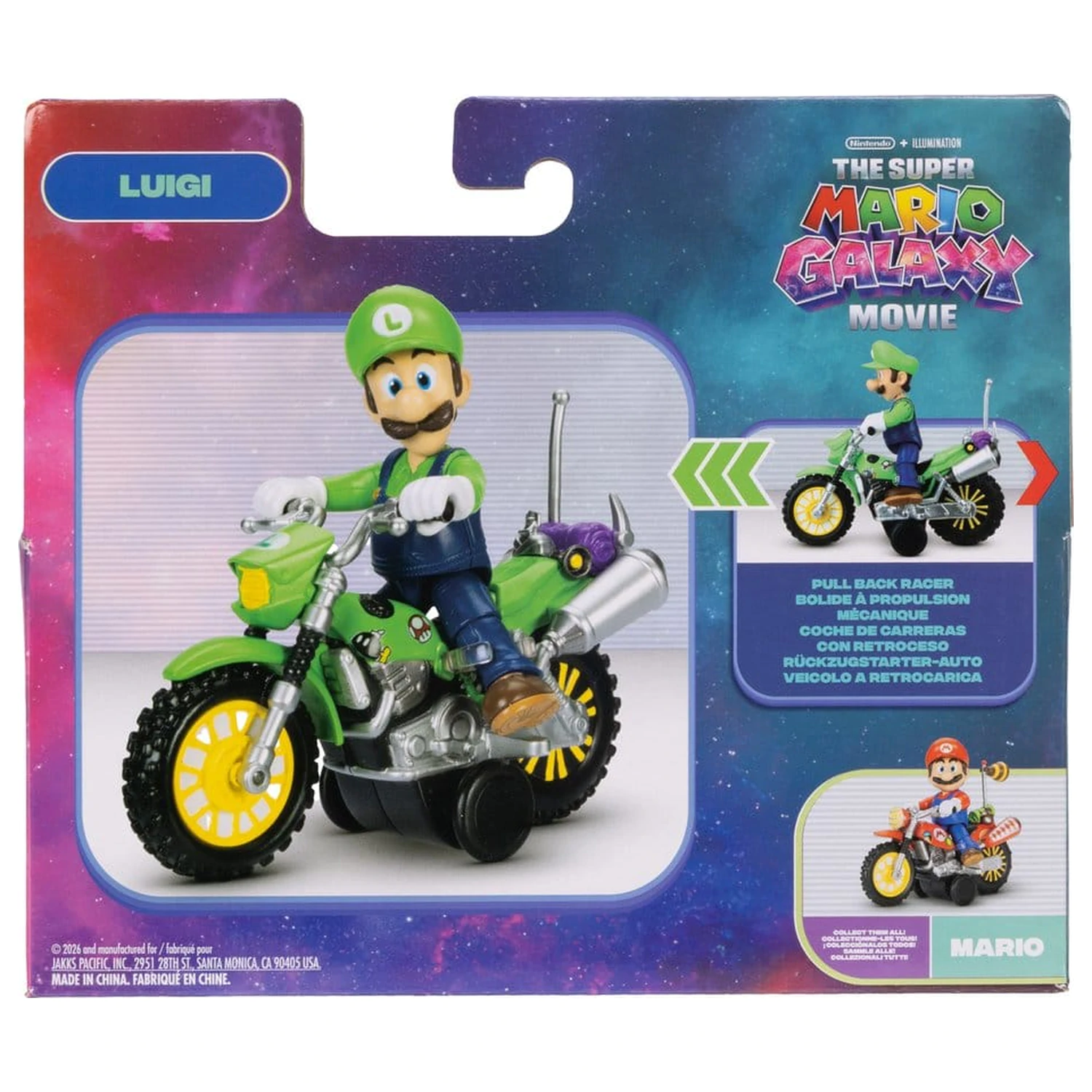Super Mario figura i motocikl igračka - Luigi fotografija proizvoda