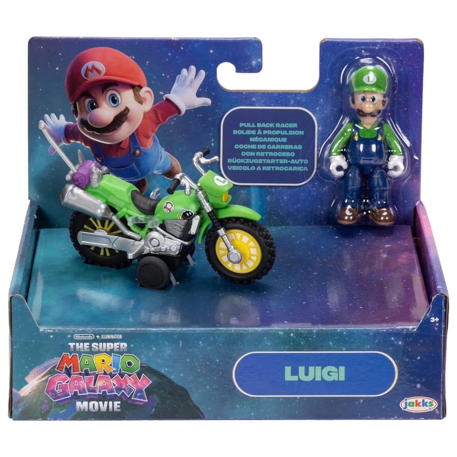 Super Mario figura i motocikl igračka - Luigi fotografija proizvoda