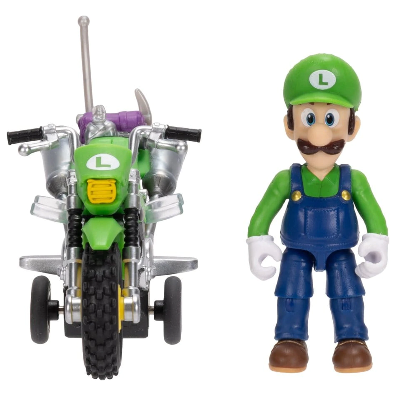 Super Mario figura i motocikl igračka - Luigi fotografija proizvoda