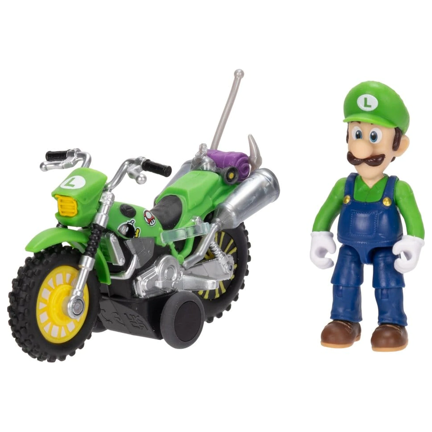 Super Mario figura i motocikl igračka - Luigi fotografija proizvoda