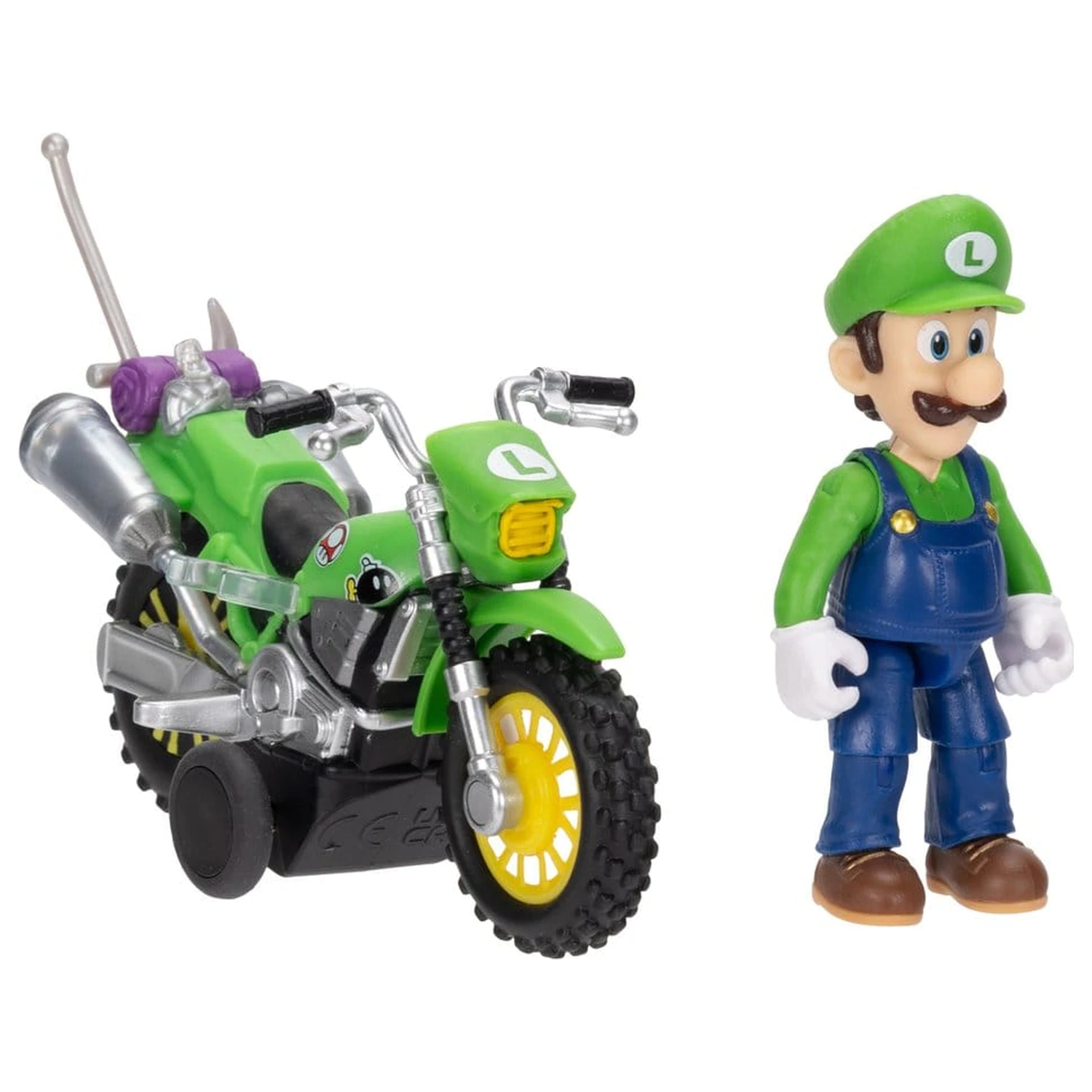Super Mario figura i motocikl igračka - Luigi fotografija proizvoda