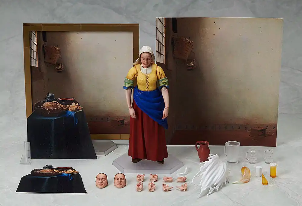 The Table Museum Figma akcijska figura The Milkmaid by Vermeer 14 cm fotografija proizvoda