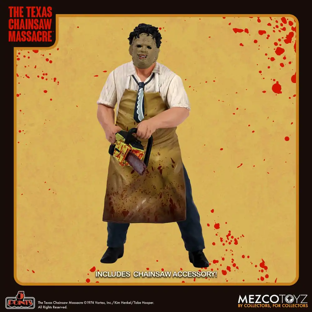 The Texas Chain Saw Massacre (1974) 5 Points akcijska figura Leatherface 10 cm fotografija proizvoda
