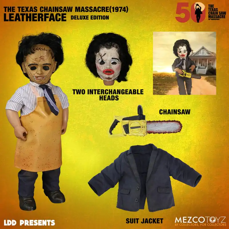 The Texas Chainsaw Massacre (1974) Living Dead Dolls Lutka Leatherface Deluxe Edition 27 cm fotografija proizvoda