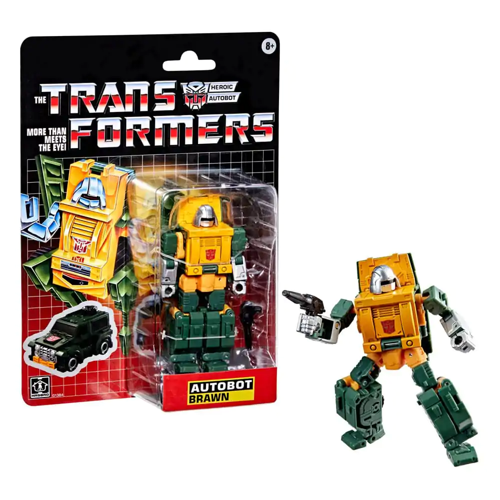 The Transformers Retro G1 akcijska figura Autobot Brawn 13 cm fotografija proizvoda