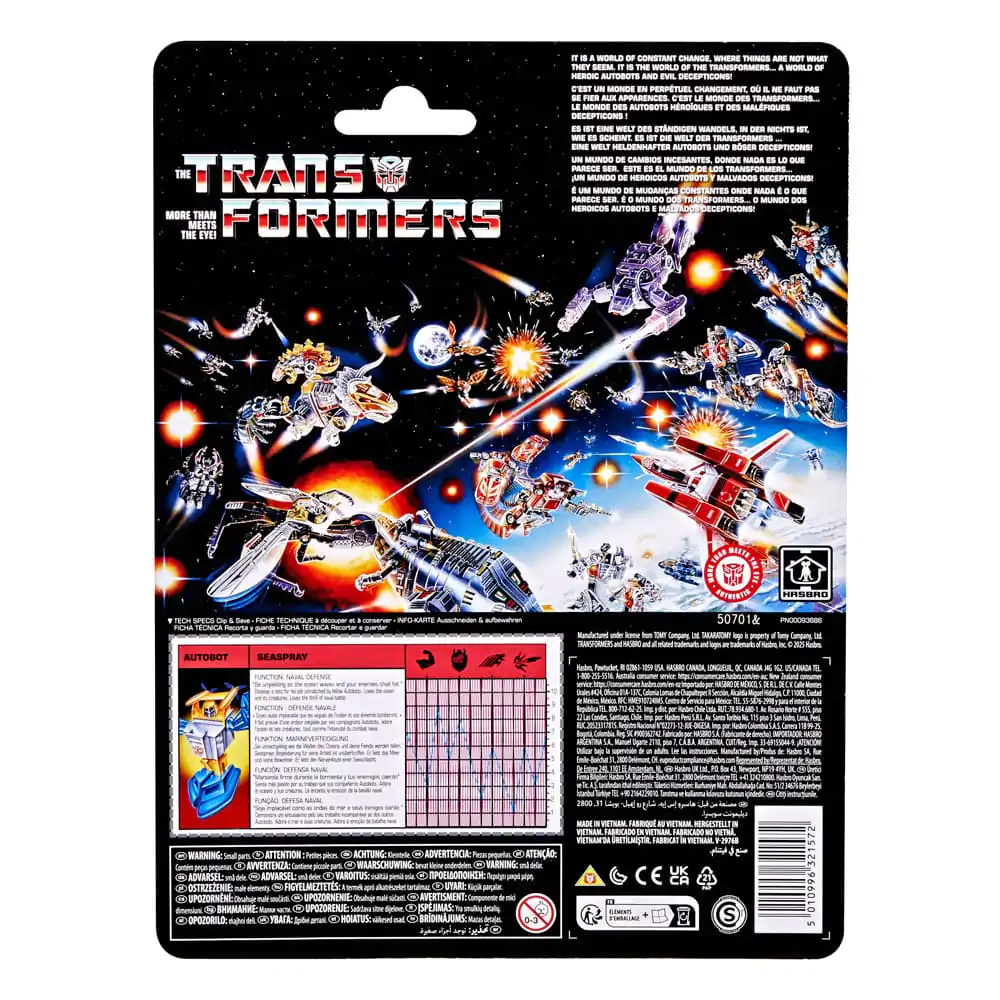 The Transformers Retro G1 Akcijska figura Autobot Seaspray 13 cm fotografija proizvoda
