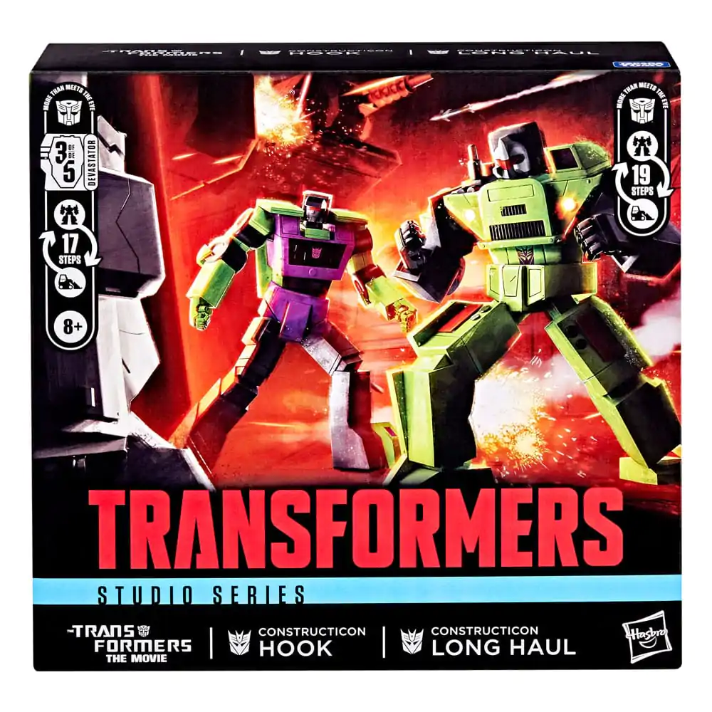 The Transformers: The Movie akcijska figura 2-Pack Constructicon Hook & Constructicon Long Haul 16 cm fotografija proizvoda