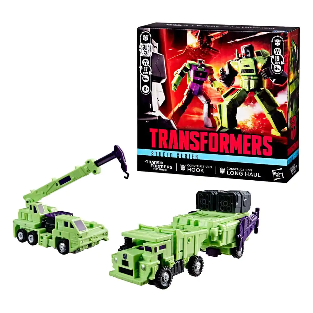 The Transformers: The Movie akcijska figura 2-Pack Constructicon Hook & Constructicon Long Haul 16 cm fotografija proizvoda
