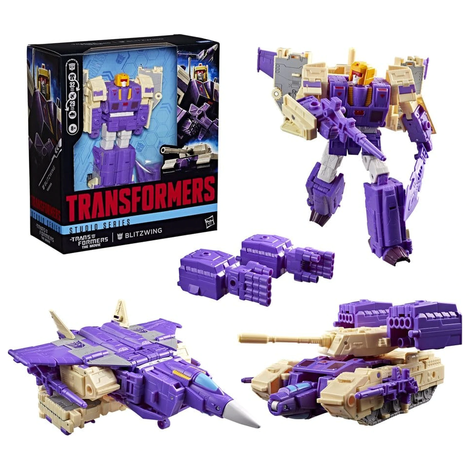 The Transformers: The Movie Studio Series Leader Class akcijska figura Blitzwing 18 cm fotografija proizvoda