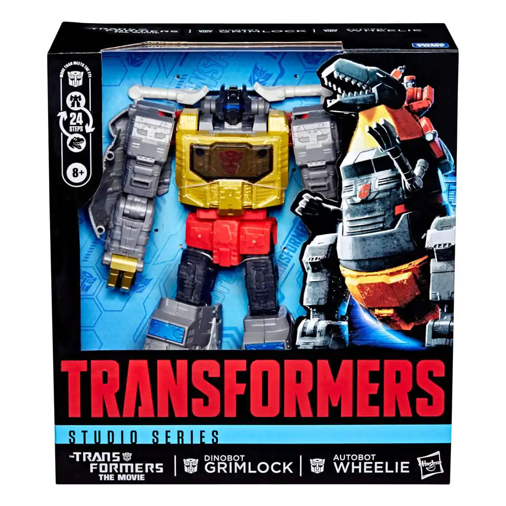 The Transformers: The Movie Studio Series Leader Class Akcijska figura Dinobot Grimlock & Autobot Wheelie 22 cm fotografija proizvoda