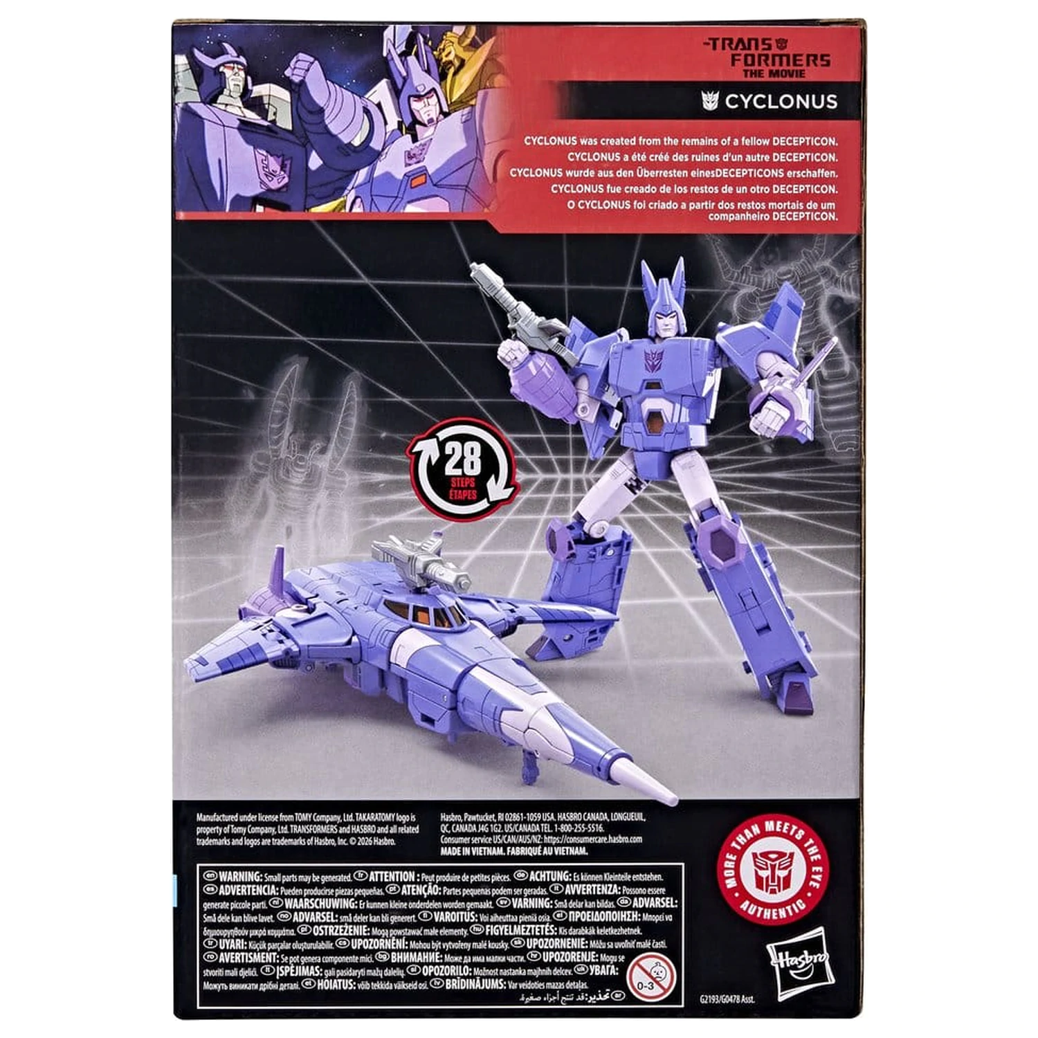 The Transformers: The Movie Studio Series Voyager Class akcijska figura Cyclonus 20 cm fotografija proizvoda