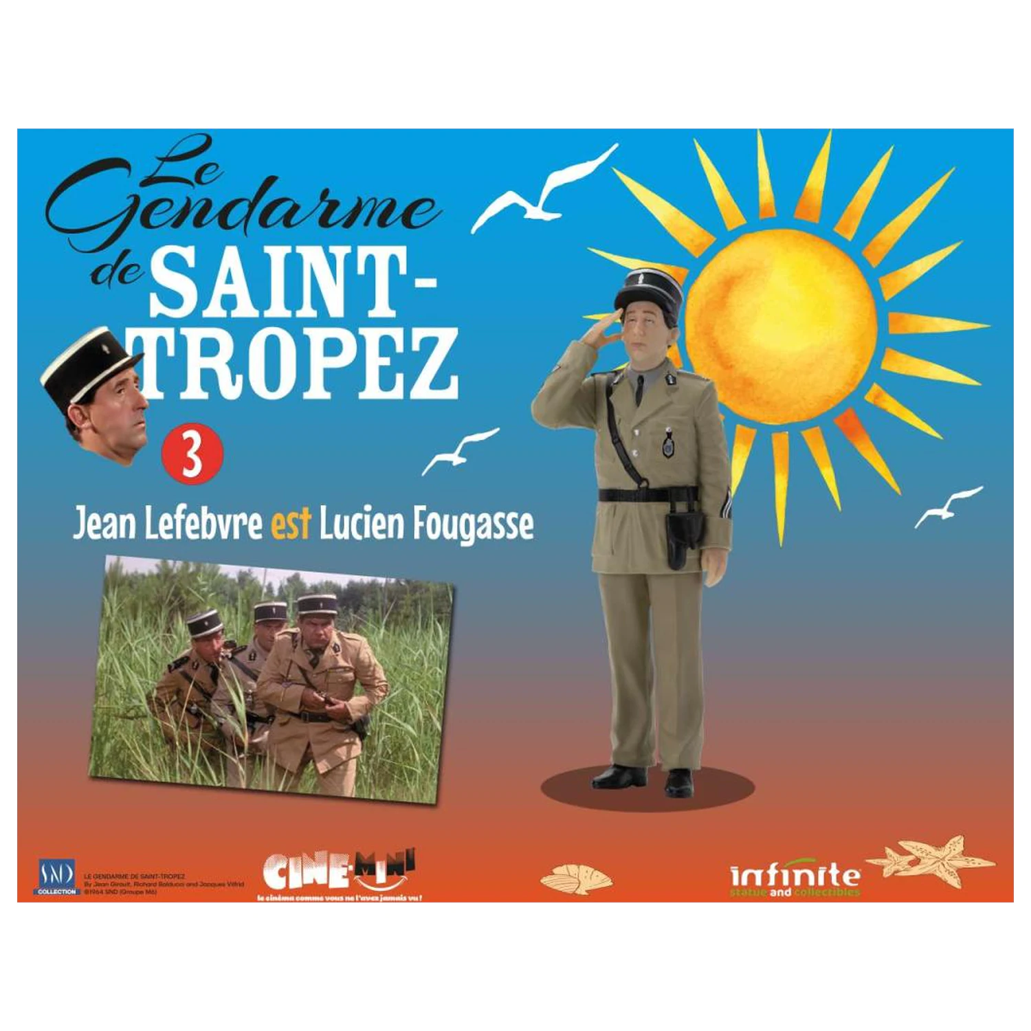 The Troops of St. Tropez Lucien Fougasse figura 10cm fotografija proizvoda
