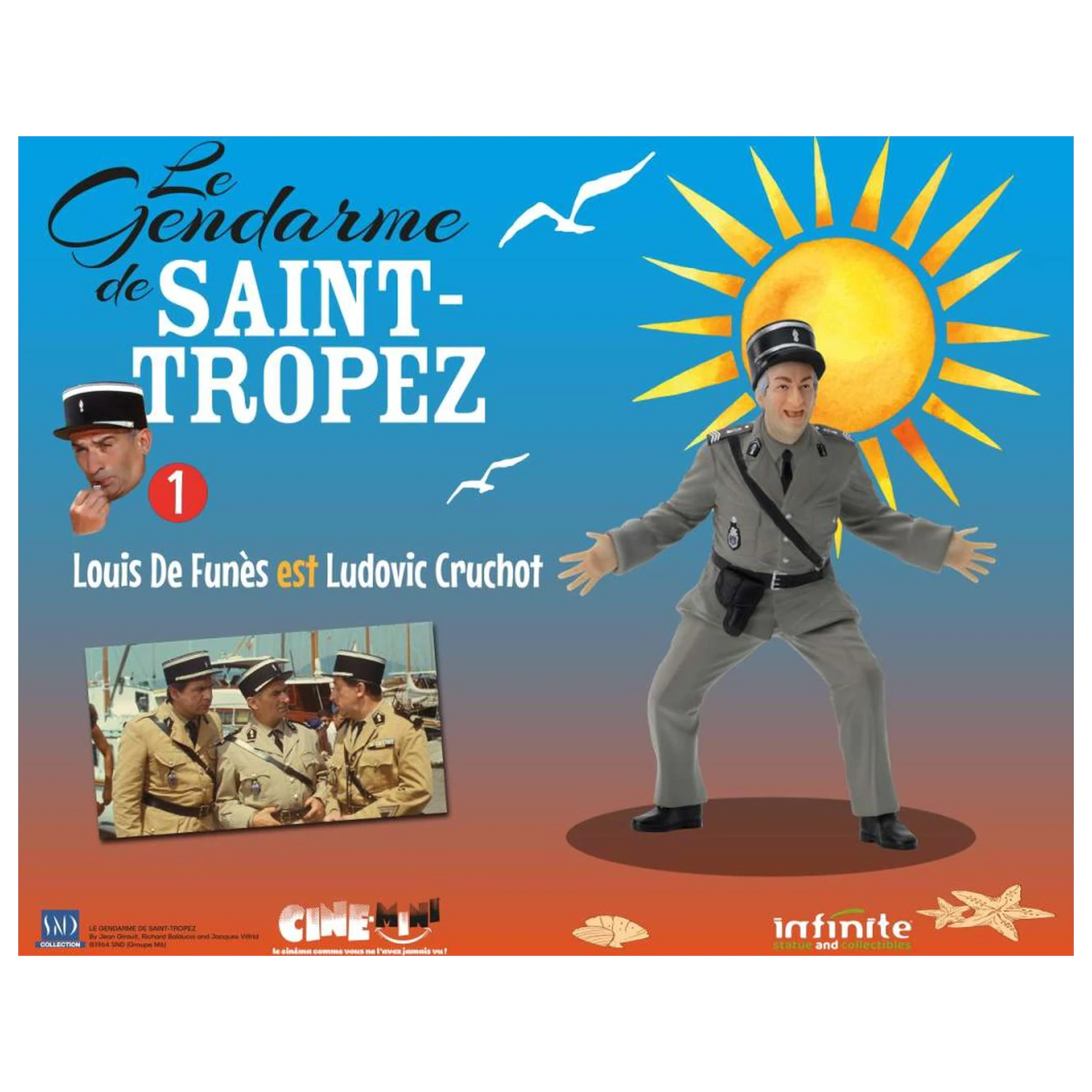 The Troops of St. Tropez Ludovic Cruchot figura 10cm fotografija proizvoda