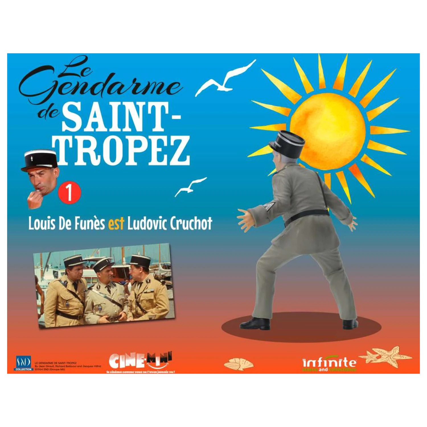 The Troops of St. Tropez Ludovic Cruchot figura 10cm fotografija proizvoda