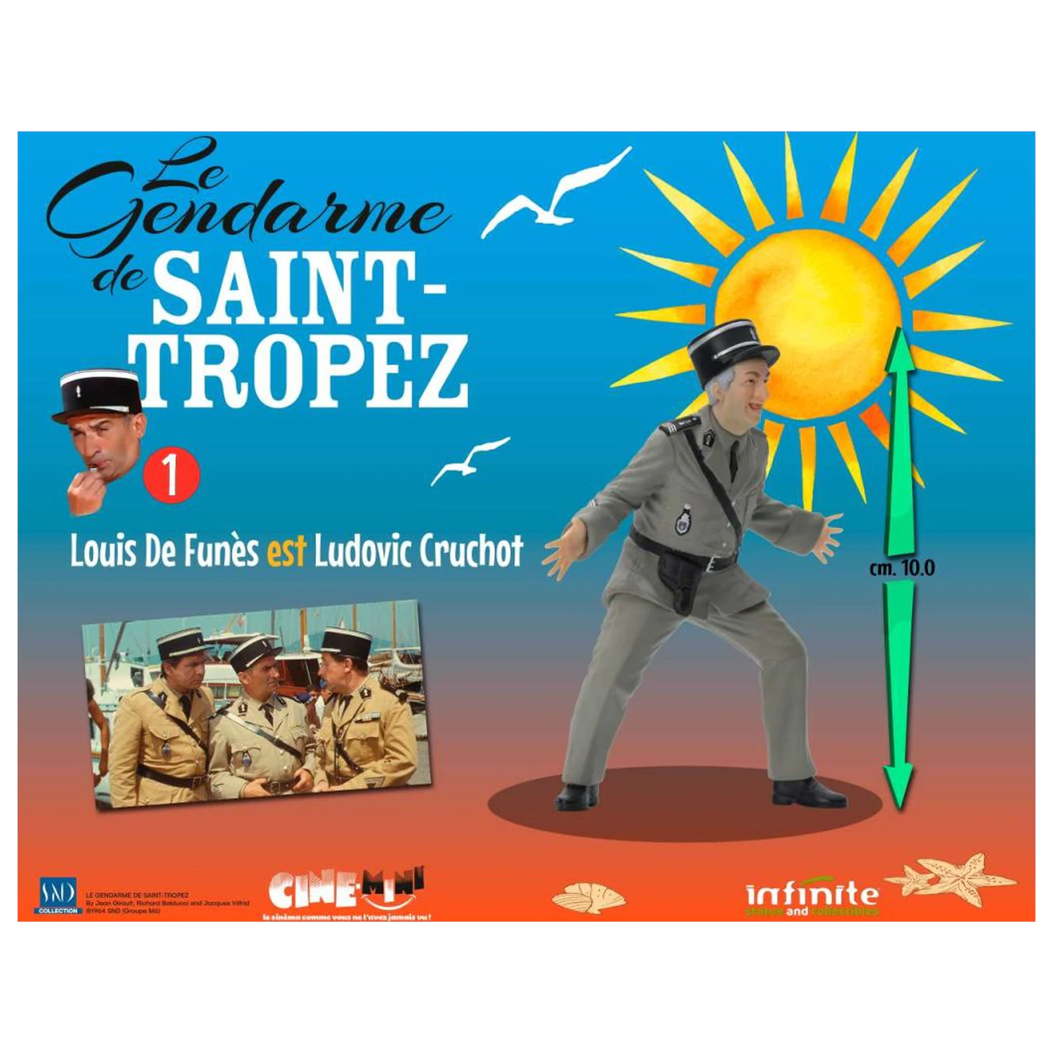 The Troops of St. Tropez Ludovic Cruchot figura 10cm fotografija proizvoda