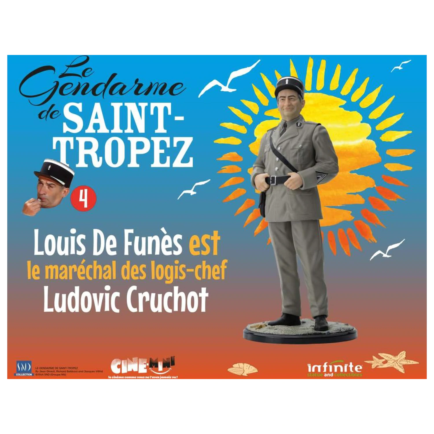 The Troops of St. Tropez Ludovic Cruchot figura 16 cm fotografija proizvoda