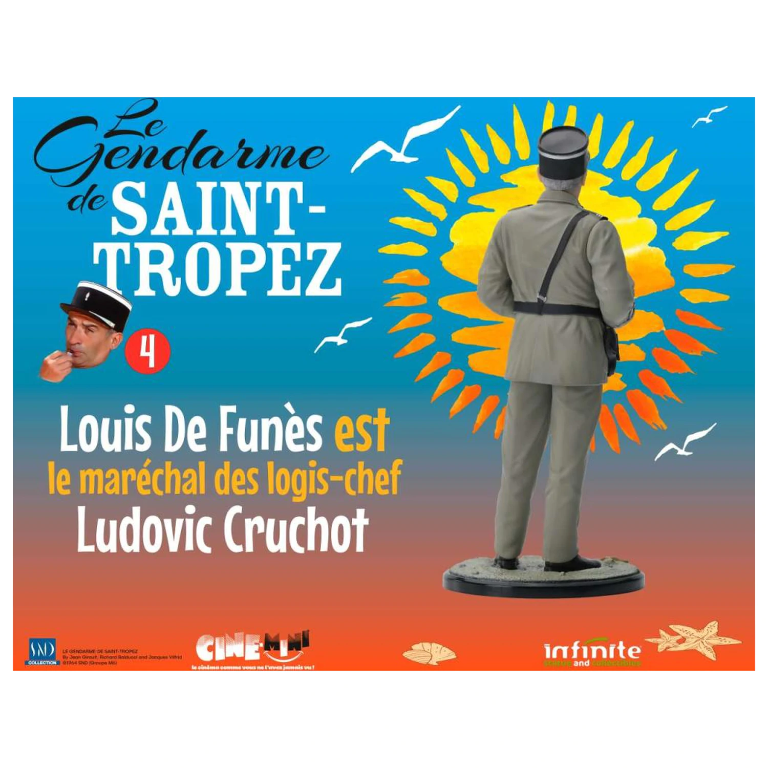 The Troops of St. Tropez Ludovic Cruchot figura 16 cm fotografija proizvoda