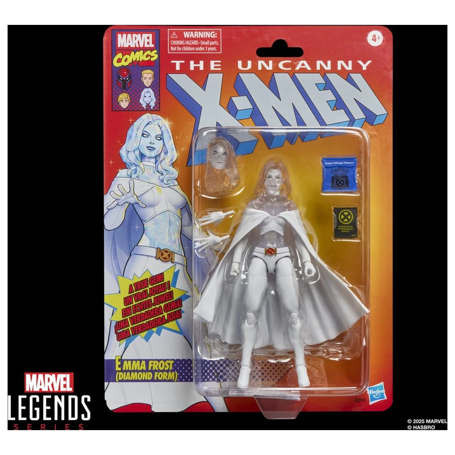 The Uncanny X-Men Marvel Legends figura Emma Frost (Diamond Form) 15 cm fotografija proizvoda