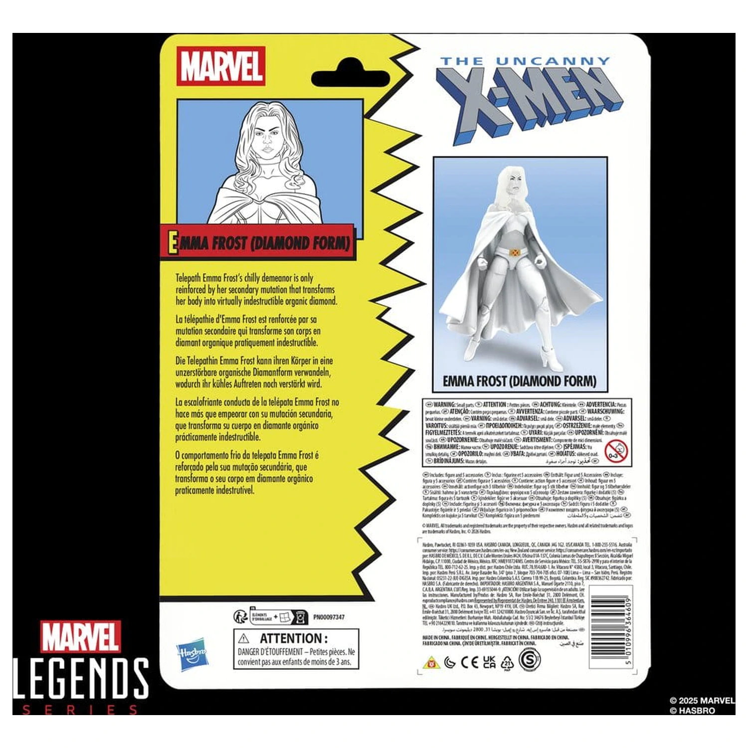 The Uncanny X-Men Marvel Legends figura Emma Frost (Diamond Form) 15 cm fotografija proizvoda