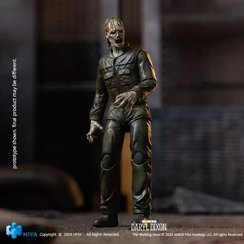 The Walking Dead Exquisite Mini akcijska figura 1/18 Daryl Dixon Dark Eyes Walker 11 cm fotografija proizvoda