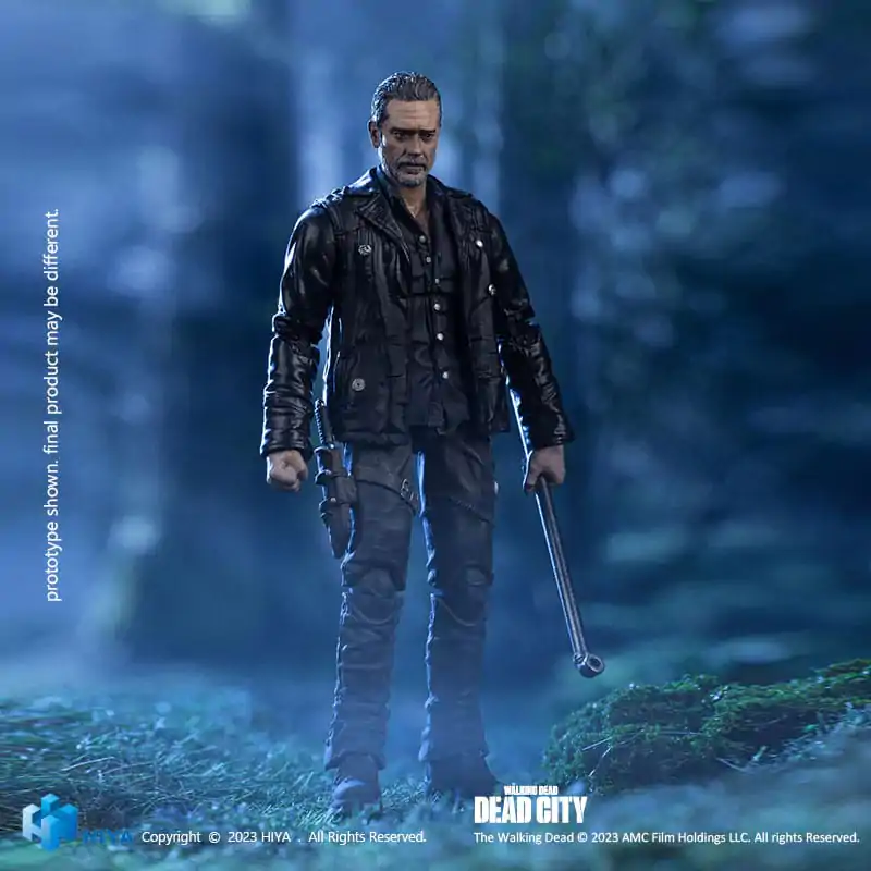 The Walking Dead Exquisite Mini akcijska figura 1/18 Dead City Negan 11 cm fotografija proizvoda