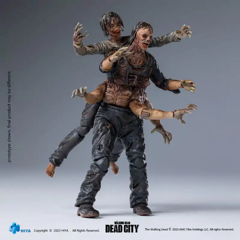 The Walking Dead Exquisite Mini akcijska figura 1/18 Dead City Walker King 11 cm fotografija proizvoda