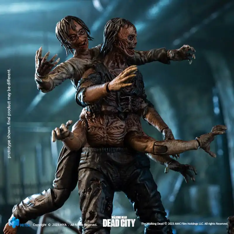 The Walking Dead Exquisite Mini akcijska figura 1/18 Dead City Walker King 11 cm fotografija proizvoda