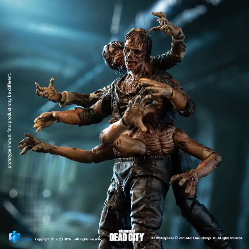 The Walking Dead Exquisite Mini akcijska figura 1/18 Dead City Walker King 11 cm fotografija proizvoda