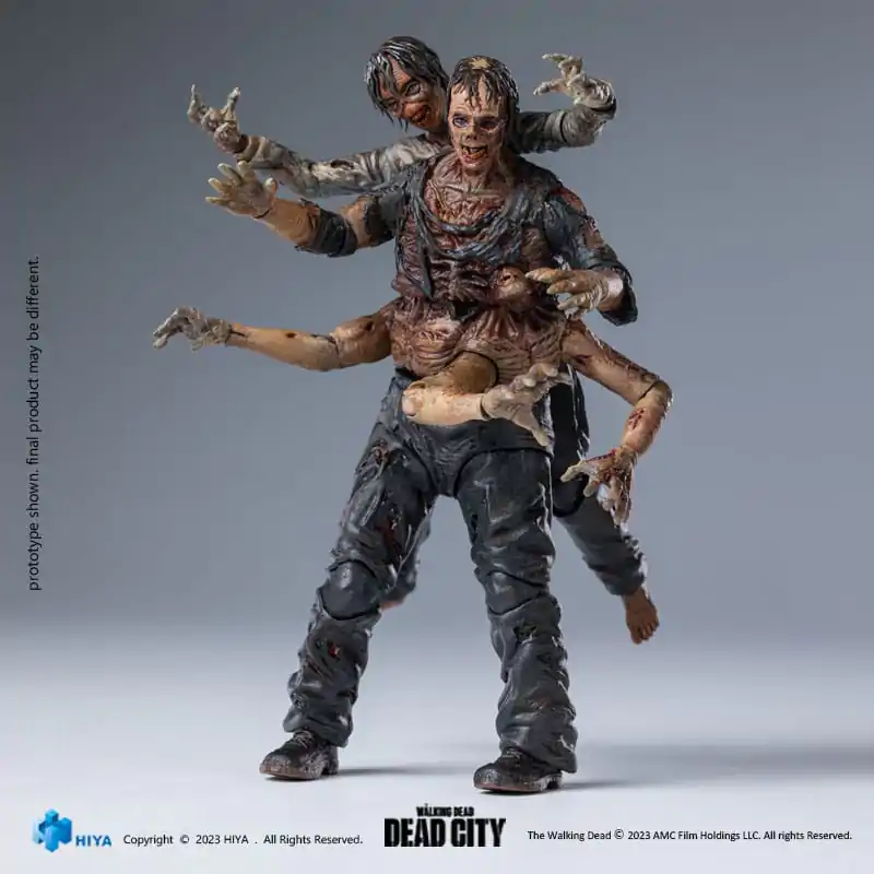 The Walking Dead Exquisite Mini akcijska figura 1/18 Dead City Walker King 11 cm fotografija proizvoda