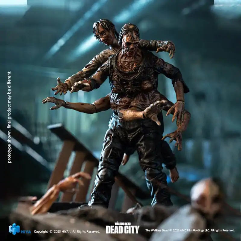 The Walking Dead Exquisite Mini akcijska figura 1/18 Dead City Walker King 11 cm fotografija proizvoda