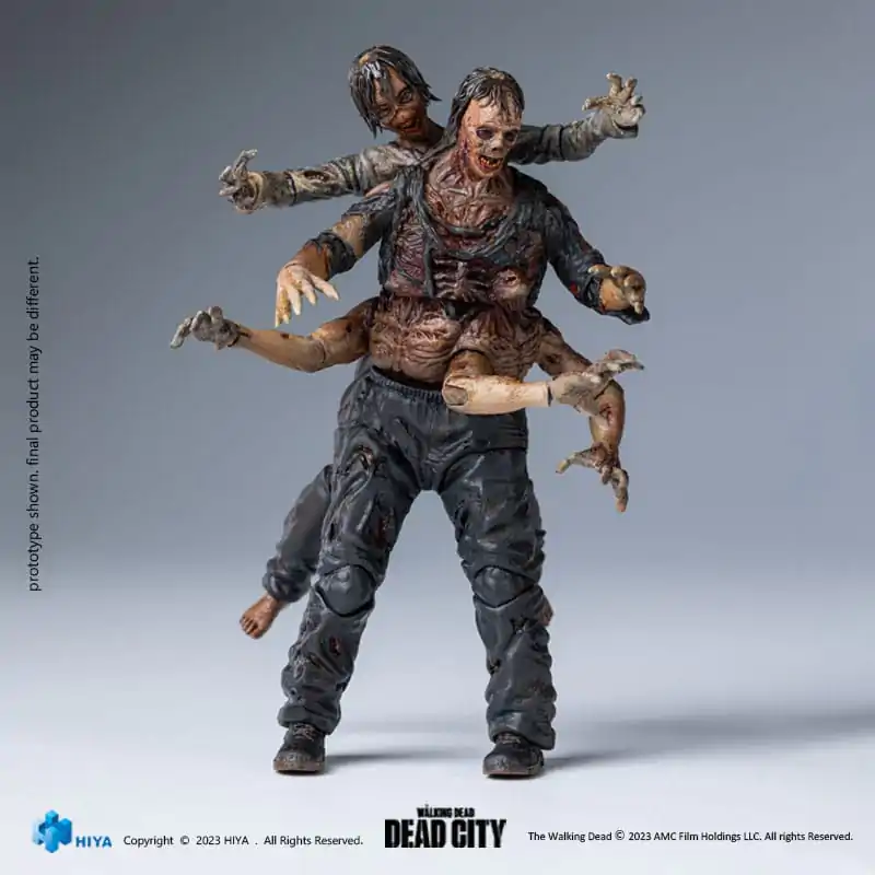 The Walking Dead Exquisite Mini akcijska figura 1/18 Dead City Walker King 11 cm fotografija proizvoda