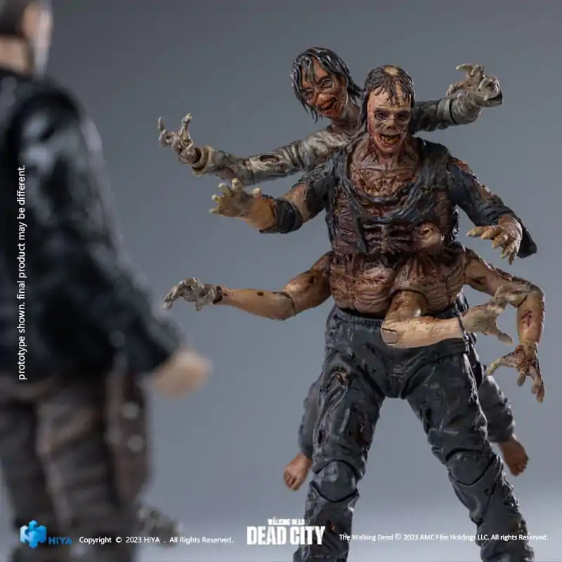 The Walking Dead Exquisite Mini akcijska figura 1/18 Dead City Walker King 11 cm fotografija proizvoda