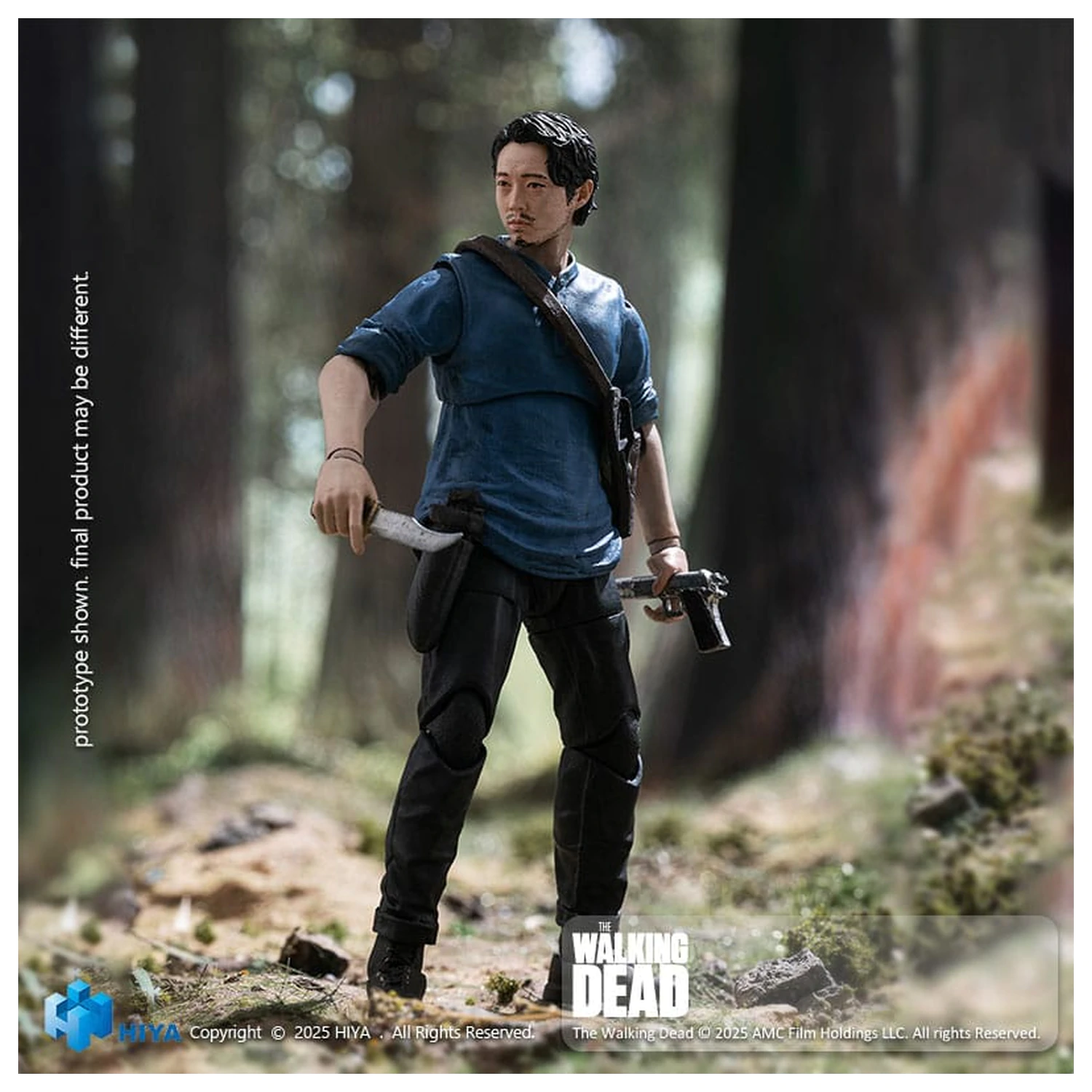 The Walking Dead Exquisite Mini Series Akcijska figura 1/18 Glenn 11 cm fotografija proizvoda