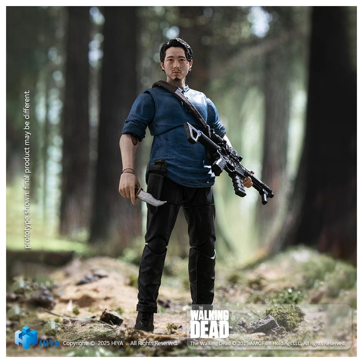 The Walking Dead Exquisite Mini Series Akcijska figura 1/18 Glenn 11 cm fotografija proizvoda