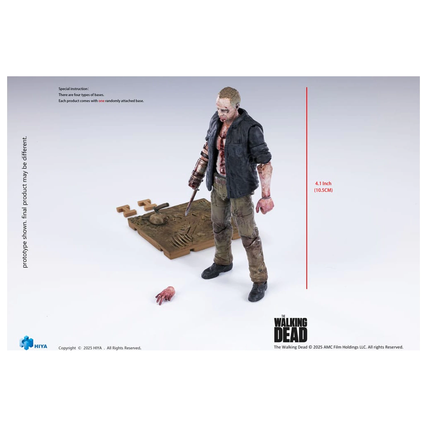 The Walking Dead Exquisite Mini Series Akcijska figura 1/18 Merle 11 cm fotografija proizvoda