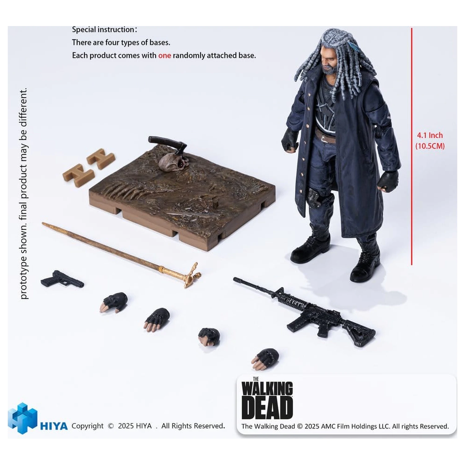 The Walking Dead Exquisite Mini Series akcijska figura 1/18 Ezekiel 11 cm fotografija proizvoda