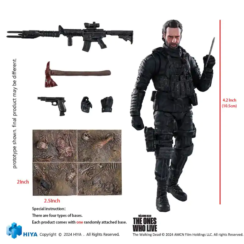 The Walking Dead: The Ones Who Lived Exquisite Mini akcijska figura 1/18 Daryl Dixon Dark Eyes Walker 11 cm fotografija proizvoda