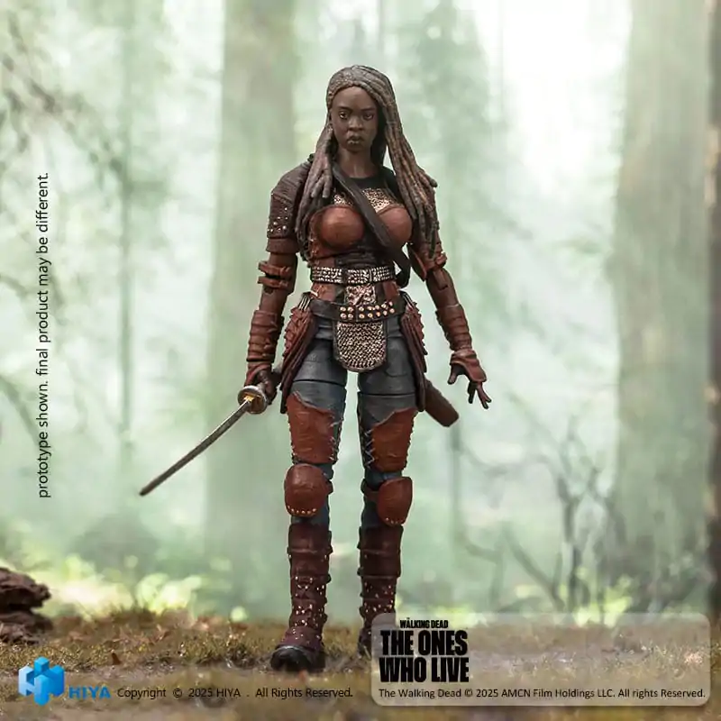 The Walking Dead: The Ones Who Lived Exquisite Mini akcijska figura 1/18 Michonne 10 cm fotografija proizvoda