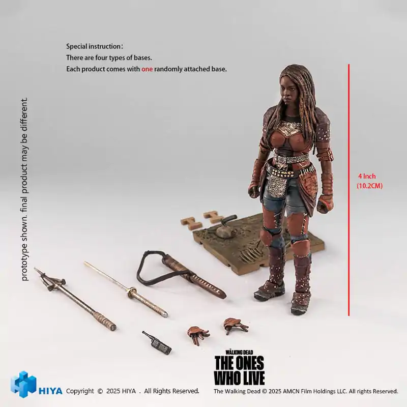 The Walking Dead: The Ones Who Lived Exquisite Mini akcijska figura 1/18 Michonne 10 cm fotografija proizvoda