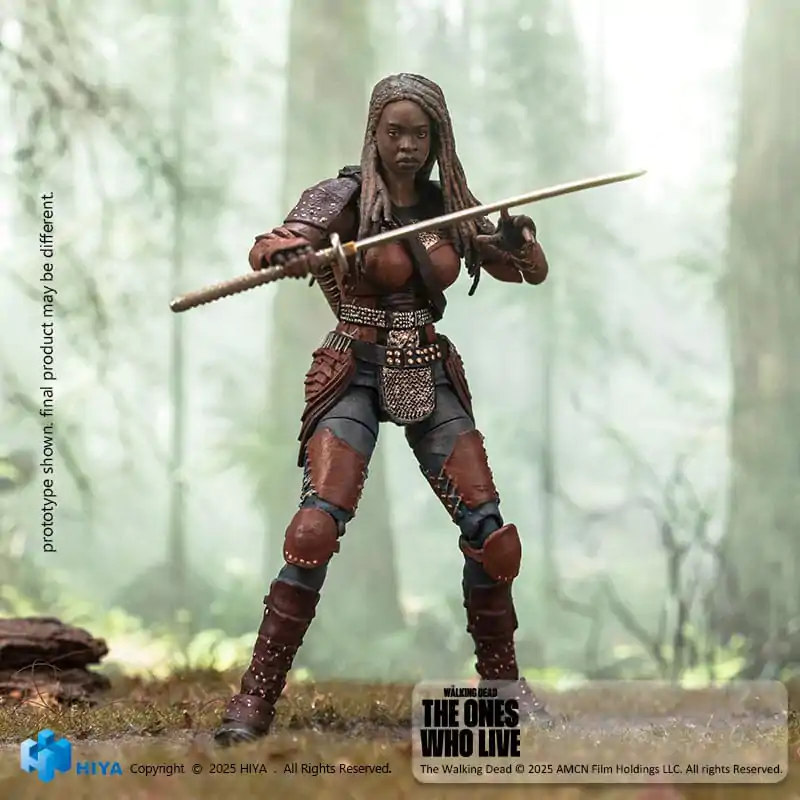 The Walking Dead: The Ones Who Lived Exquisite Mini akcijska figura 1/18 Michonne 10 cm fotografija proizvoda