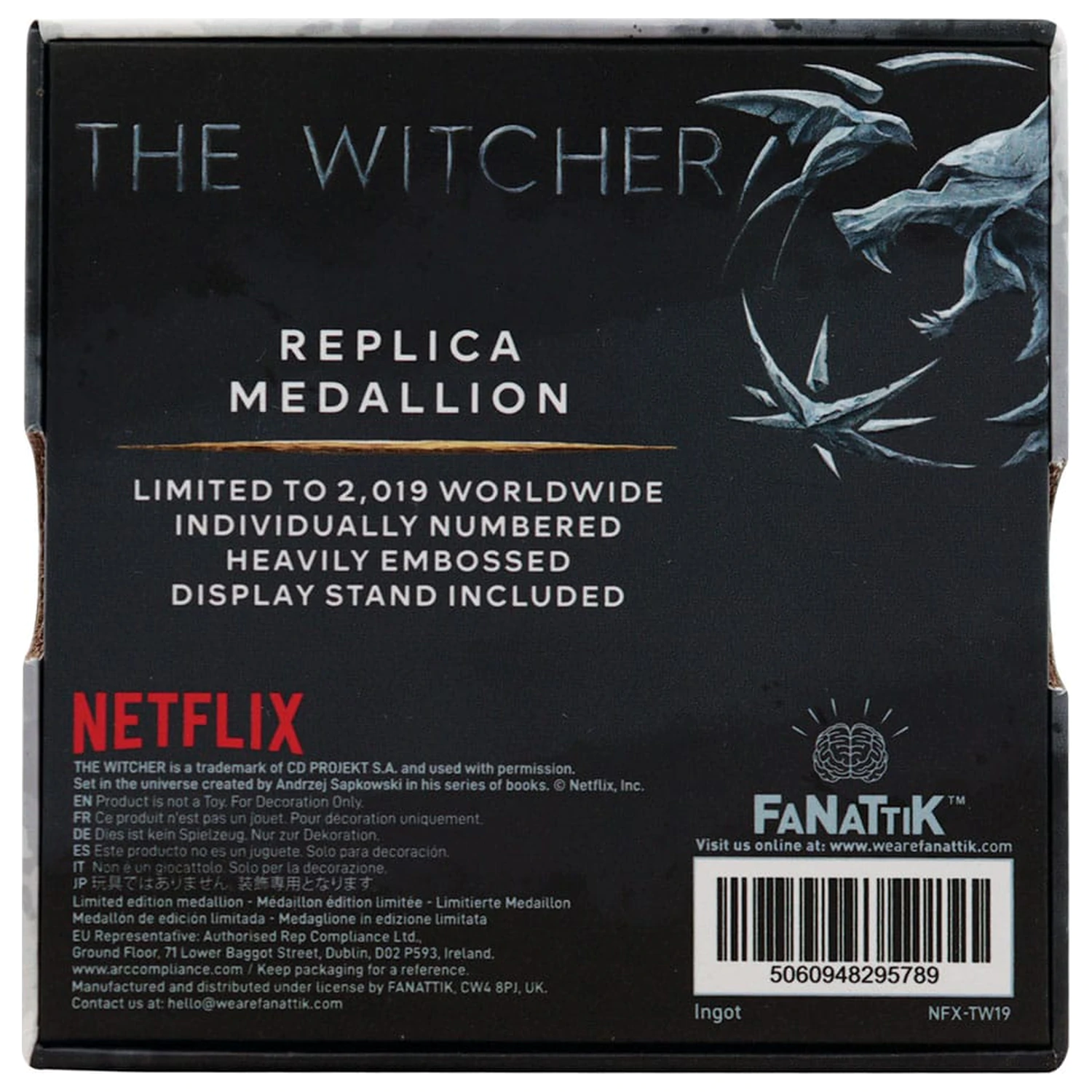 The Witcher Replika 1/1 Ogrlica Geraltov Medaljon fotografija proizvoda