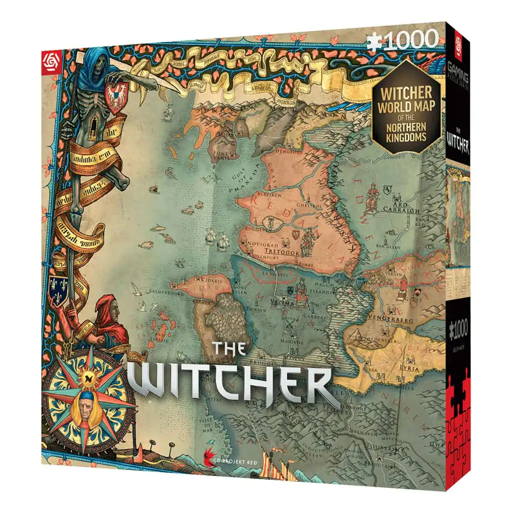 The Witcher 3 Gaming Puzzle Sjeverna Kraljevstva (1000 dijelova) fotografija proizvoda