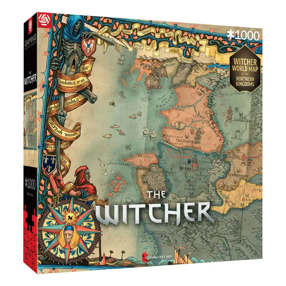 The Witcher 3 Gaming Puzzle Sjeverna Kraljevstva (1000 dijelova) fotografija proizvoda