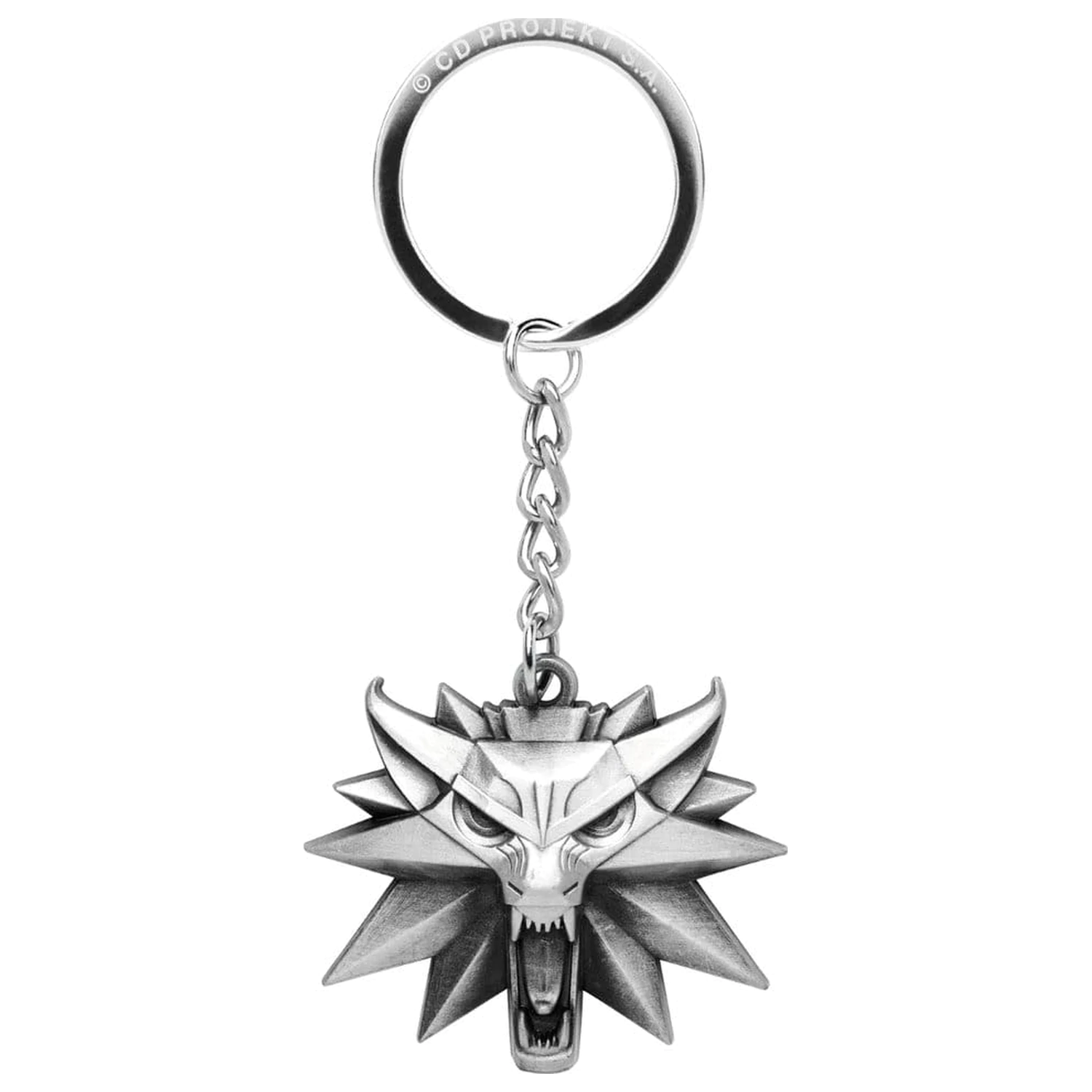 The Witcher 3 privjesak za ključeve s medaljonom Vuka fotografija proizvoda